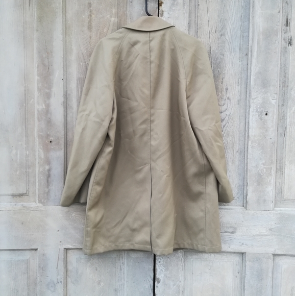 Vintage Tan Trench Coat - Picture 2 of 4